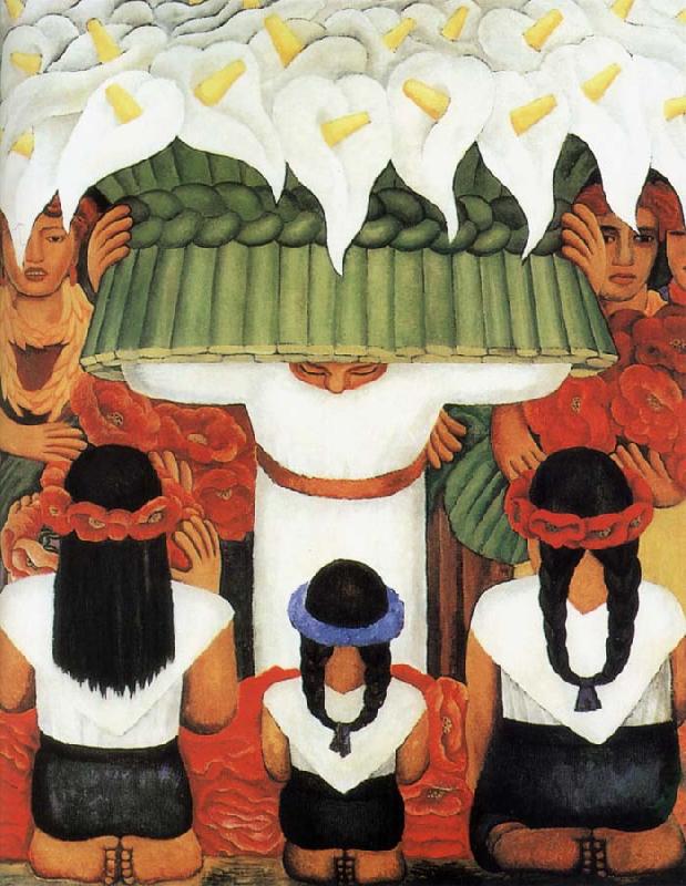 Diego Rivera The Feast of Flower